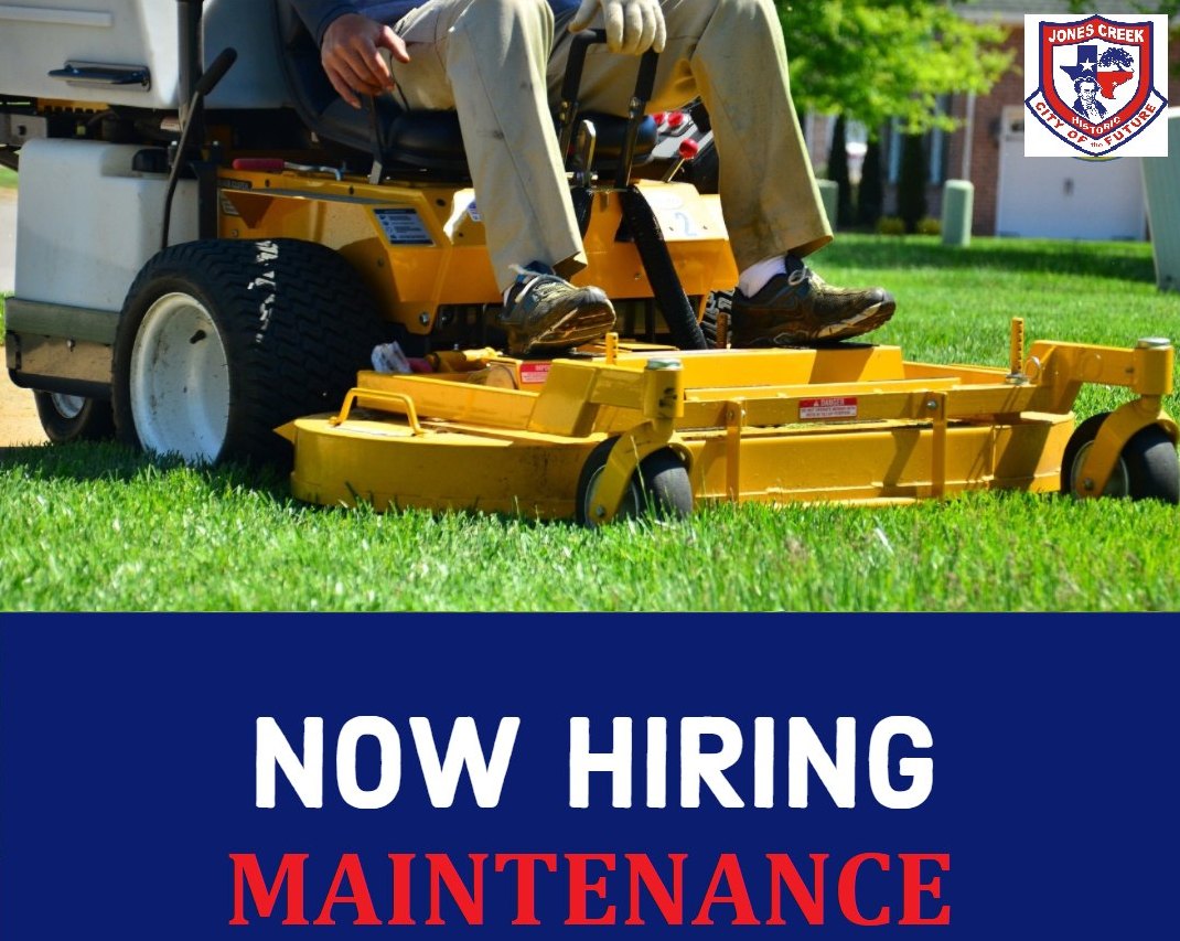 City Maintenance Jones Creek Texas