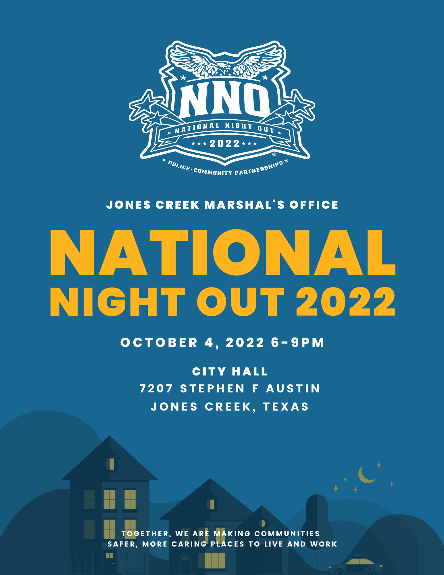 National Night Out Jones Creek Texas