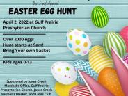 Jones Creek 2nd Annual Easter Egg Hunt Flyer