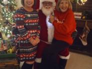 Mrs. Tidwell, Santa, and Ms. Collins