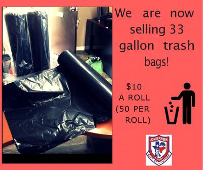 33 gallon Trash Bags for Sale