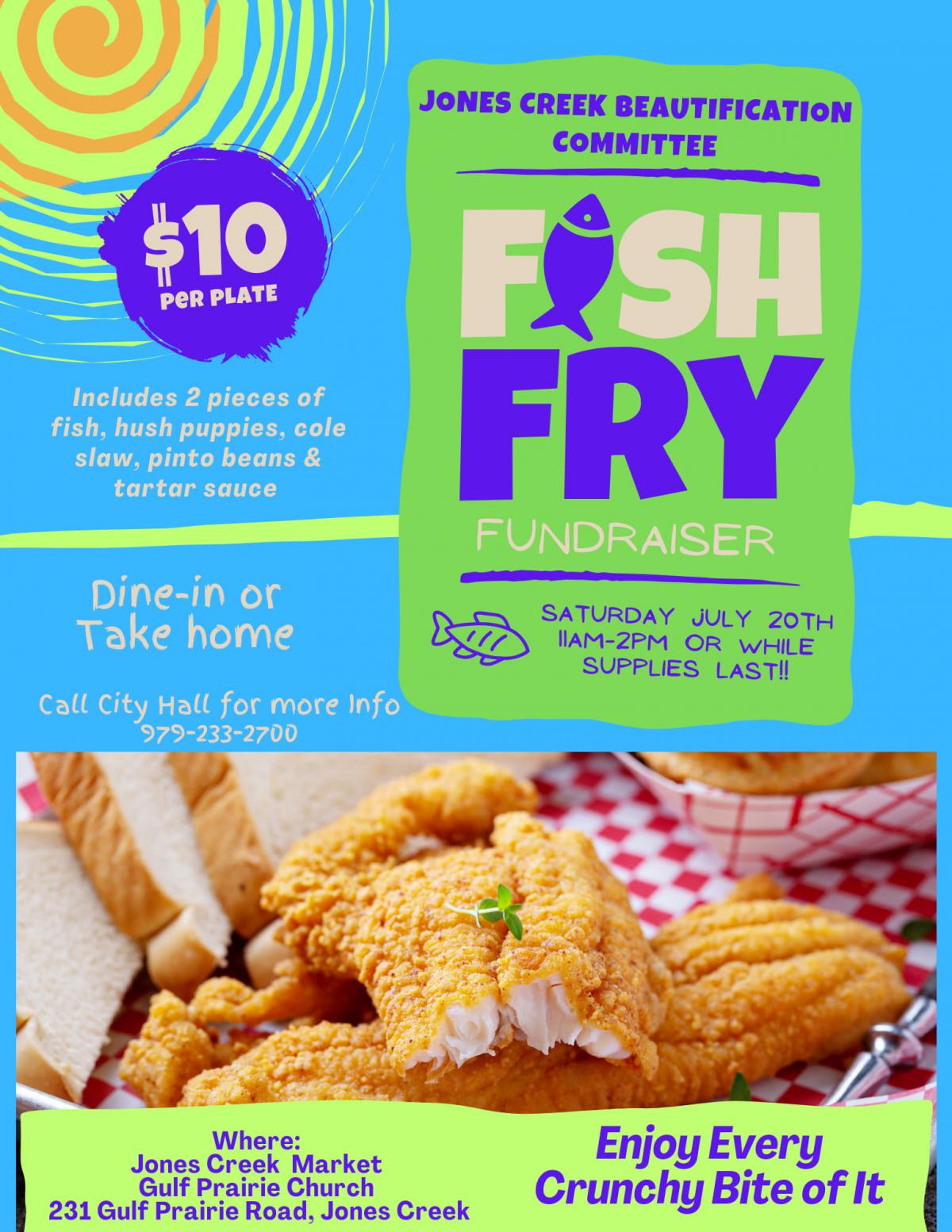 Beautification Committee Fish Fry Fundraiser