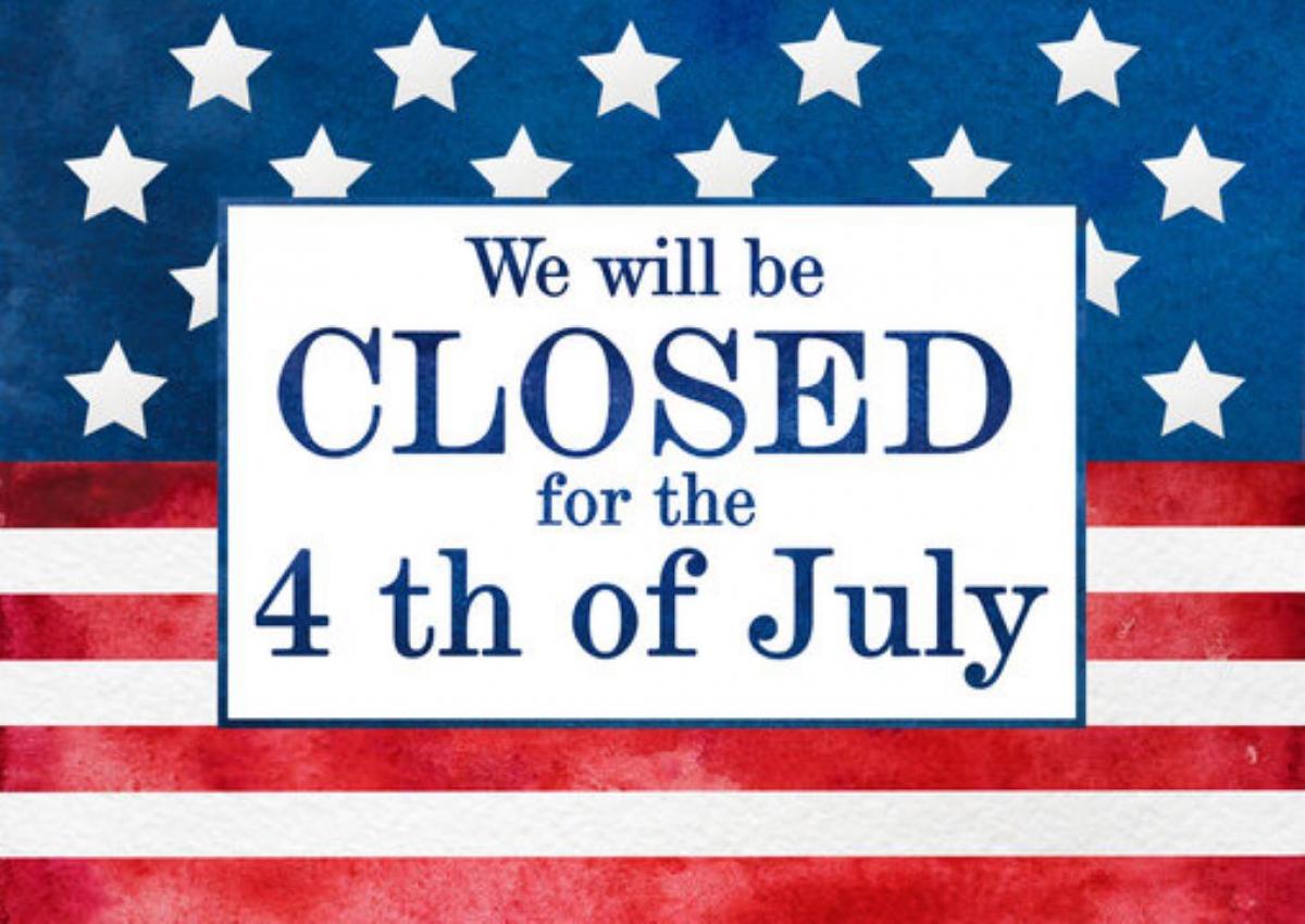 Closed for Independence Day