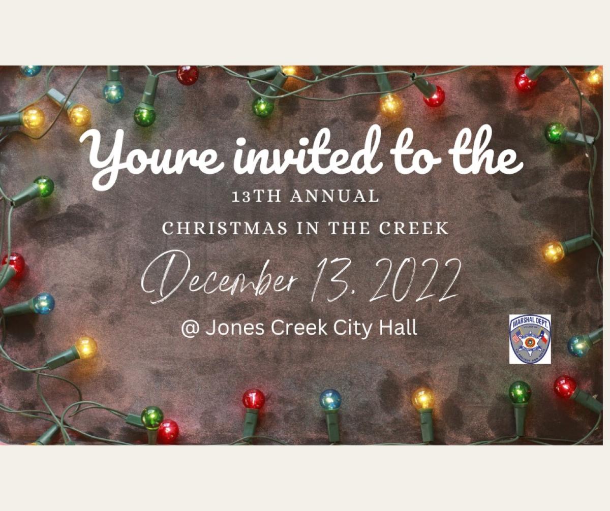 Christmas in the Creek-Jones Creek 