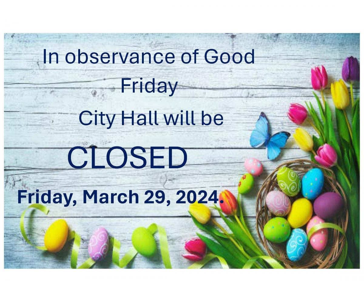 Closed for Good Friday