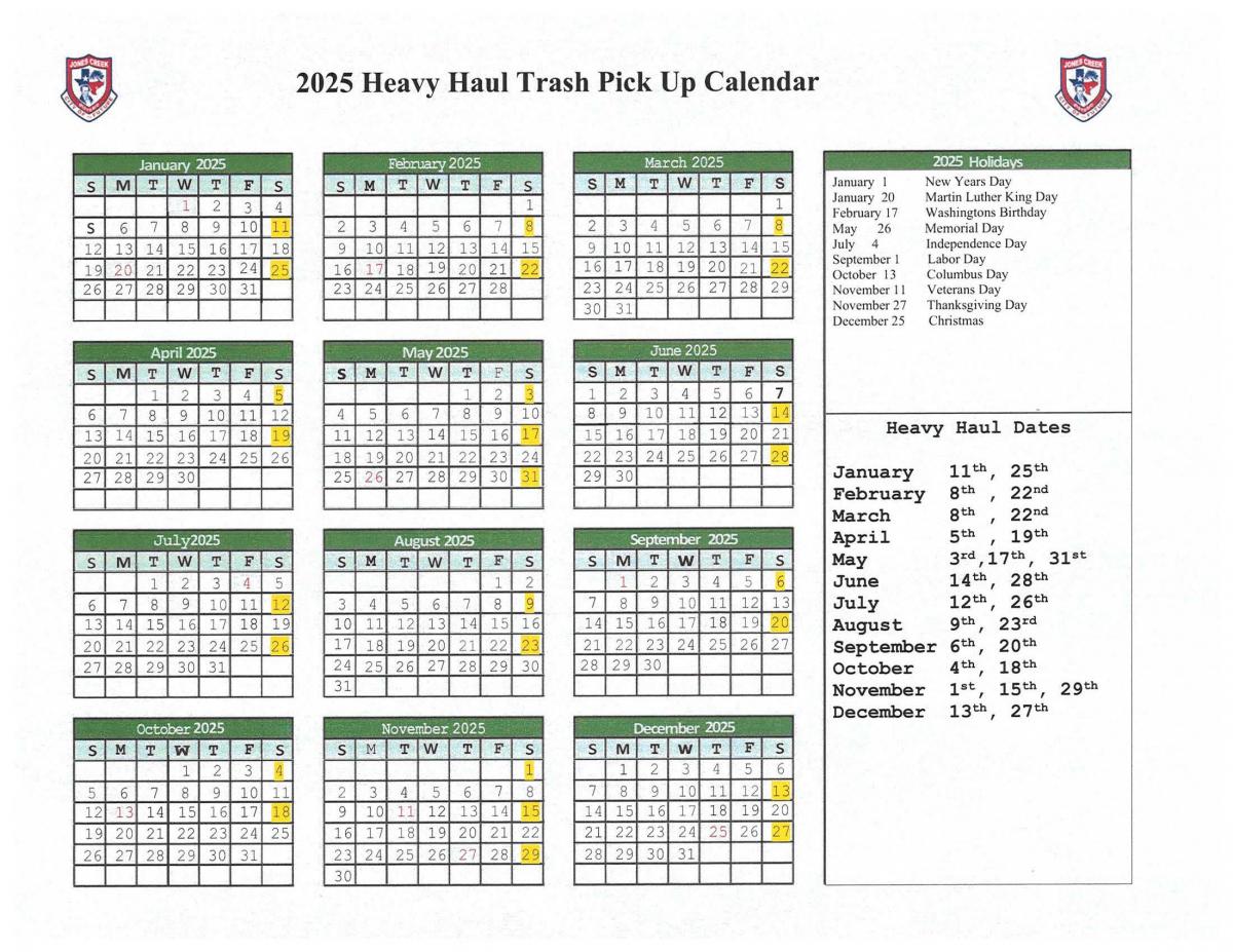2025 heavy haul calendar